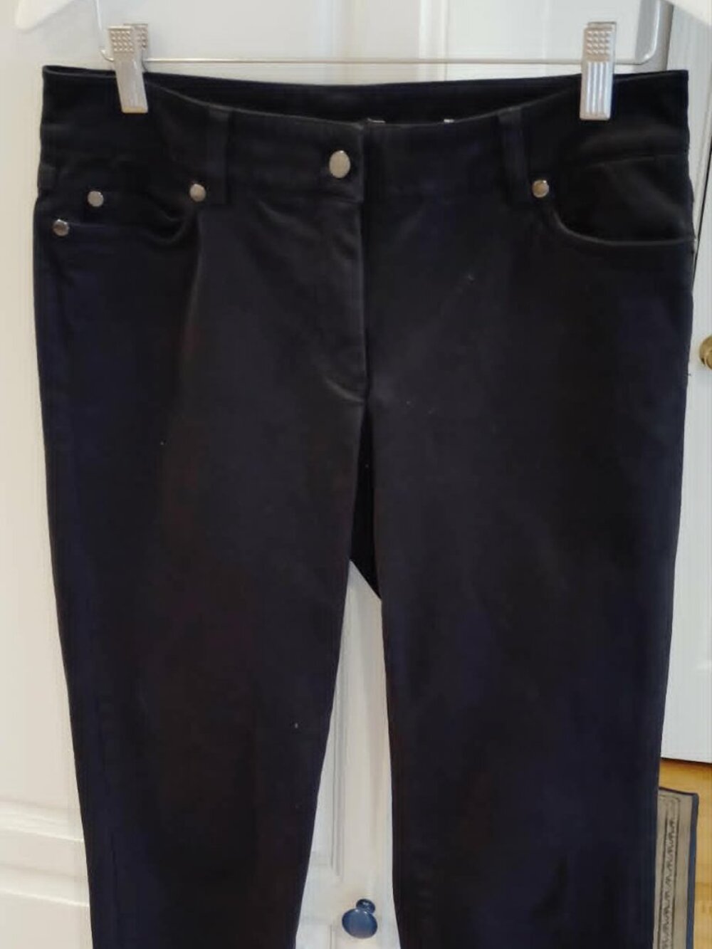 J McLaughlin Women’s Size 4 Black 5-Pocket Stretch Pants Cotton,Spandex & Modal